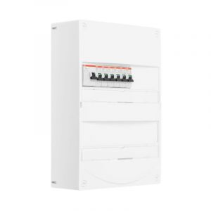 ABB - Tableau 2 rangées pré-équipé 1 inter. diff. 40A type ac + 6 disjoncteurs