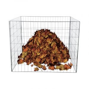 Acaza - Composteur en fil d'acier de 70x90 cm pour un jardin &eacute;cologique