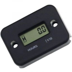 &Eacute;tanche &eacute;cran LCD Compteur num&eacute;rique Heure Moteur Portable Gauge Compteur horaire Moto Bateau Compteur horaire Moteur