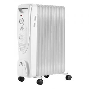 Einfeben - Radiateur Bain d'Huile 2500W 11 Éléments 3 Puissance Radiateur Electrique Silencieux Anti-Surchauffe et Anti-Sasculement Économie d'Energie
