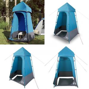 Vidaxl - Tente de toilette bleu imperméable - Tente De Toilette - Tente De Camping - Tente Imperméable - Tente Extérieure - Abri Extérieur - Home &