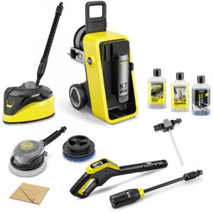 Nettoyeur haute pression Karcher K 7 Comfort Premium Connect Car&Home - 180 bars - 600L/h - sur&eacute;quip&eacute; - brosses terrasse/voiture