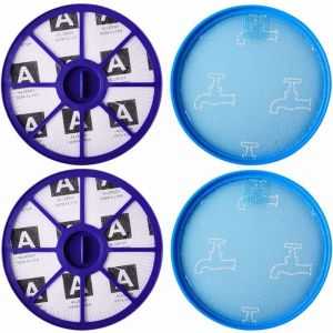 Kit 2 Remplacement Filtre Lavable pour Aspirateur Dyson DC29 DC19 DC19T2 DC20 DC21