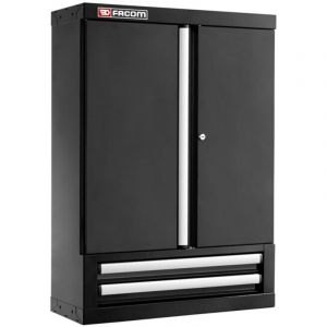 Facom - Meuble haut 2 portes pleines et 2 tiroirs JLS3 noir