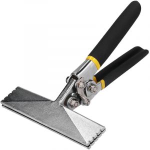 Machine &agrave; Coudre &agrave; Main en T&ocirc;le, Outils de Cintreuse de T&ocirc;le &agrave; M&acirc;choire Droite pour Aplatir le M&eacute;tal, Poign&eacute;e Ergonomique de Poign&eacute;e de Pneu, Pince