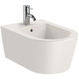 Roca - Bidet mural round inspira sans couvercle Couleur : Beige