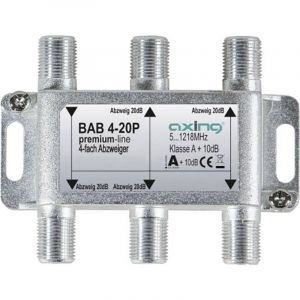 Bab 4-20P Dérivateur tv câble 4 voies 5 - 1218 MHz - Axing