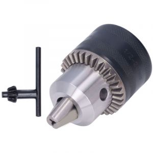 Mandrin de Per&ccedil;age sans cl&eacute; 3‑16 Mm Adaptateur de Mandrin de Per&ccedil;age Mandrin de Per&ccedil;age 1/2‑20UNF Adaptateur de Convertisseur en Acier Inoxydable &agrave; 3