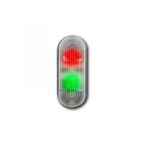 Micro feu circulation mural 2 voyants rouge vert 12/24v micro-t 550/1045 - VDS