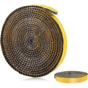 Joint d'insert de chemin&eacute;e, 3 pi&egrave;ces 10 mm joint de chemin&eacute;e joint de porte auto-adh&eacute;sif po&ecirc;le &agrave; bois, chemin&eacute;e, po&ecirc;le &agrave; granul&eacute;s, chemin&eacute;e, fibre de