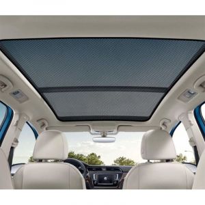 Pare Soleil Toit Ouvrant Voiture pour Audi Q5L,2 PCS Auto Chaussette Rideau Fenêtre Occultant Cache Anti UV Protection Soleil,A-Black