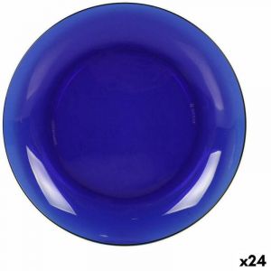 Duralex Lys Assiette Plate Bleu 23 cm 24 Unit&eacute;s