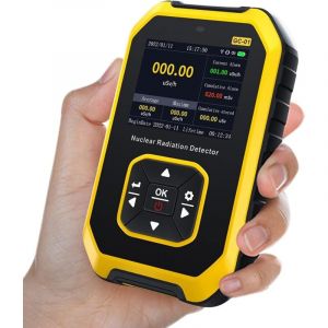 Compteur Geiger Numérique Compteur de Rayonnement Nucléaire Dosimètre Personnel Radioactivité Détecteur de Radiations Nucléaires, avec écran LCD
