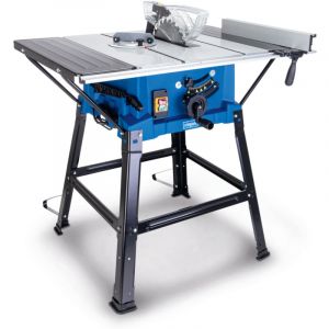 Scheppach - Scie sur table HS110 – 230 v – 2000 w – Scie circulaire sur table – Hauteur de coupe 87 mm – Diamètre de lame hw ø 254 mm – Laser – Avec