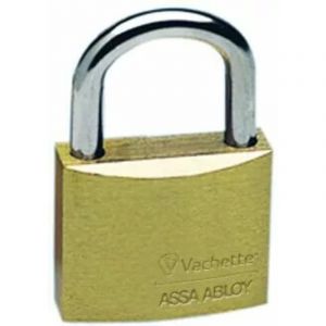 Cadenas &agrave; cl&eacute; laiton ajax largeur 40 mm sur num&eacute;ro 13153E Vachette