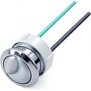 Trou de 38 mm (1,5") dans le couvercle du r&eacute;servoir de toilette, pi&egrave;ce de rechange pour bouton de chasse d'eau double, remplacement du bouton