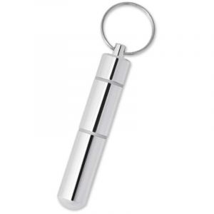 Distinctive style M&eacute;tal Porte Cure Dents l&eacute;gers pour alliage d'aluminium Taille cure dents Box Porte cl&eacute;s Argent, idear cadeau pour No&euml;l,