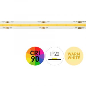 Innova - Bande Led 3000k 24v 10w/m 480 Cob Ip20 20m 240050-6750/20