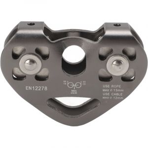 Poulie pivotante pour tyrolienne, syst&egrave;me d'escalade en aluminium avec double chariot &agrave; vitesse tandem pour l'alpinisme