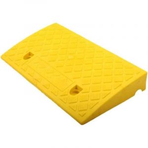 Rampes d'Accès en Caoutchouc Rampes pour Seuil de Porte Rampe de Fauteuil Roulant Rampes d'Accès pour Voiture Moto Rampe Durable 50 27 9cm