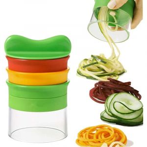 Coupe L&eacute;gumes Spirale,4 en 1 Spaghetti de L&eacute;gumes Spiralizer Legume Coupeur de l&eacute;gumes Coupe Coupeur de l&eacute;gumes Coupe pour Courgette