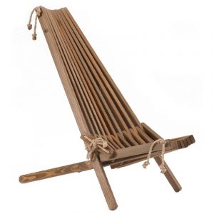 Garten Relax Chaise longue, Chaise en bois, Chaise de jardin sans coussin, Chaise pliante en bois pour le jardin, la terrasse ou le balcon, en bois