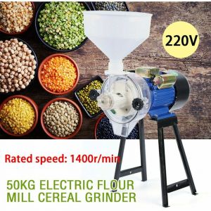 Moulin &agrave; c&eacute;r&eacute;ales commercial 2200 w - Moulin &agrave; malt &eacute;lectrique - Moulin &agrave; grains - Moulin &agrave; caf&eacute; - Moulin &agrave; pavot