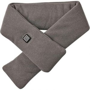 Écharpe chauffante USB pour femme - Écharpe chauffante rechargeable - Avec 3 niveaux de température réglable - Pour la chasse, la pêche, le camping,