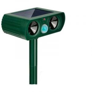 Repulsif Chat Exterieur Solaire, R&eacute;pulsif Chat Ultrason, Repousse efficacement Les Chats, Les Oiseaux, Les Renards, Les ratons laveurs, Les Lapins et