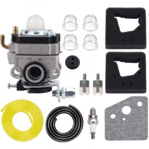 Kit combiné carburateur FG100 GX31 pour cultivateur 4 temps Honda GX22 GX31 HHE31C tondeuse à gazon HHT31S UMK431 UMK431K1 avec divers adaptateurs
