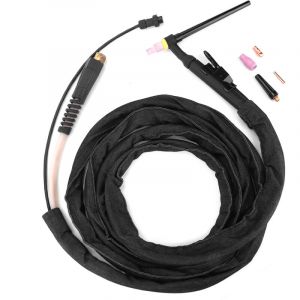 Pistolet de Soudage Tbest, Pistolet de Soudage &agrave; l'arc &agrave; l'argon TIG &agrave; Haute efficacit&eacute; de Production WP-9F pour le Soudage des M&eacute;taux 4 M&egrave;tres.