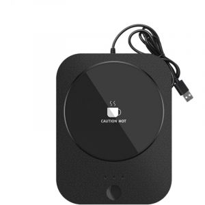 Chauffe-Tasse, Chauffe-Tasse &agrave; caf&eacute; Chauffe-Tasse &eacute;lectrique &agrave; 3 r&eacute;glages de temp&eacute;rature Chauffe-Bougie et Thermostat de Tasse &agrave; caf&eacute; avec arr&ecirc;t