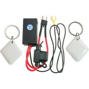 Rosvola - Immobilisateur sans fil, alarme intelligente de voiture automatique anti-d&eacute;tournement de serrure de moteur de voiture M506