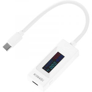 Testeur de puissance 4-30 V 0-6,5 A et testeur de courant USB Capacité Ampèremètre Voltmètre
