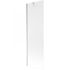 Mexen - Next &eacute;cran de baignoire &agrave; 1 ailette 60 x 150 cm, Gel&eacute;e, Chrome - 895-060-000-00-30-01