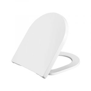 Comfort D2 abattant wc - 50x40x36.8cm - fermeture douce & déverrouillage rapide - modèle à charnière DK3 - polygiene - blanc - Pressalit
