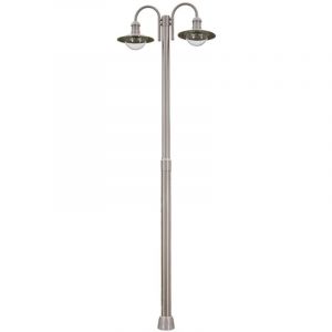Lampadaire ext&eacute;rieur &agrave; intensit&eacute; variable 'Damion' en inox
