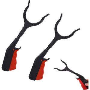 Pince Telescopique 29cm, Pince de Pr&eacute;hension, 2 Pi&egrave;ces Ramasse Objet, Pince Ramasse Objet, Pince &agrave; Ordures, Pince Ramasse Dechets, Pince de