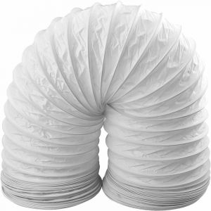Tuyau d'évacuation d'air en pvc Flexible, Diamètre de 150 mm Longueur de 3 m, Tuyau Evacuation Climatiseur Mobile, Calfeutrage Fenetre Climatiseur