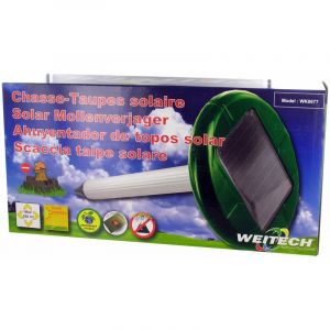 Chasse Taupes Solaire - Répulsif conctres taupes et rongeurs souterrains - Weitech