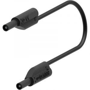 Electro PJP 240-IEC-CD1-100N Cordon de mesure Banane m&acirc;le 2 mm Banane m&acirc;le 2 mm 1.00 m noir 1 pc(s)