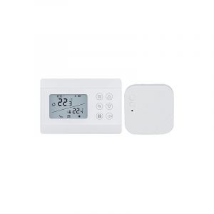 Imit - Thermostat d'ambiance sans fil Digital Silver cr/rf s