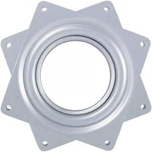 Sollbry Roulement à Billes Plateau Pivotant,Plaque Pivotante,Base Pivotante,Plaque Tournant 360,Métal Carré Pivotant,Barre pour Tabouret de Bateau