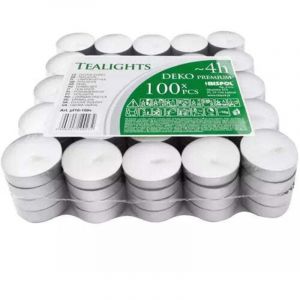 Nom Bougies chauffe-plat Pf10-100S - 100 bougies chauffe-plat, 4 heures de combustion