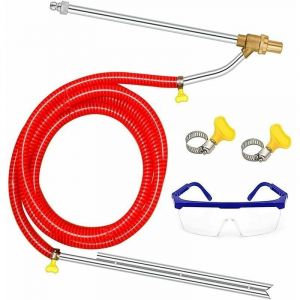 Kit de sablage Haute Pression pour Nettoyeur Haute Pression et sablage Humide 5000 PSI, déconnexion Rapide 1/4", avec Masque, Orifice 3,5, pour