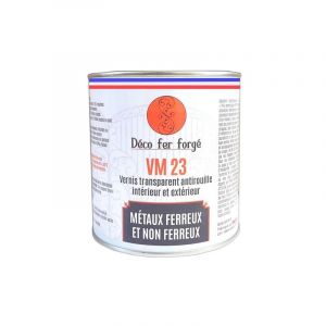 Deco Fer Forge - Vernis transparent antirouille Brillant Protection Métaux ferreux et non ferreux