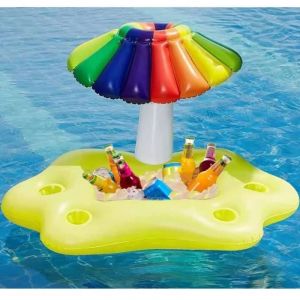 Bar Flottant Pour Piscine,Bouee Piscine Adulte,Bar Gonflable Piscine,Bou&eacute;e Bar,95x55x55cm