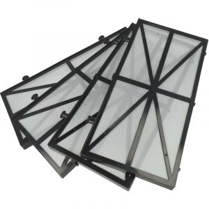 Vhbw - 4x Filtres compatible avec Dolphin Master M5, Master M4 aspirateur, nettoyeur piscine - Coussinets, 27,2 x 13,1 x 1,3 cm