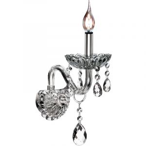 Toolight - applique murale 300755 cristal bougie 1-POINTS de lumi&egrave;re E14 29X22CM
