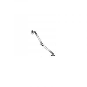 Hettich - Compas d'abattant - Matériau : Acier - Type de palier : Pied à visser - Longueur : 200 mm - Décor : Nickelé